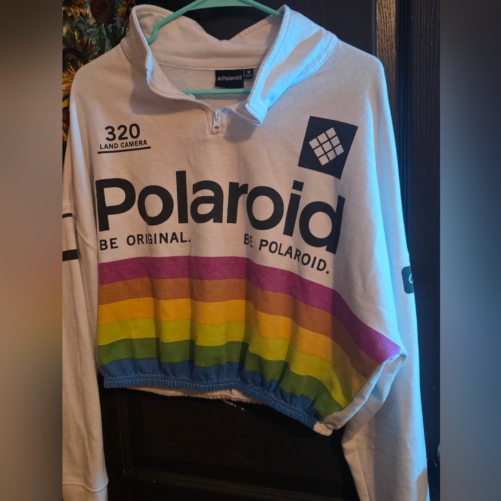 Polaroid Crop Sweater